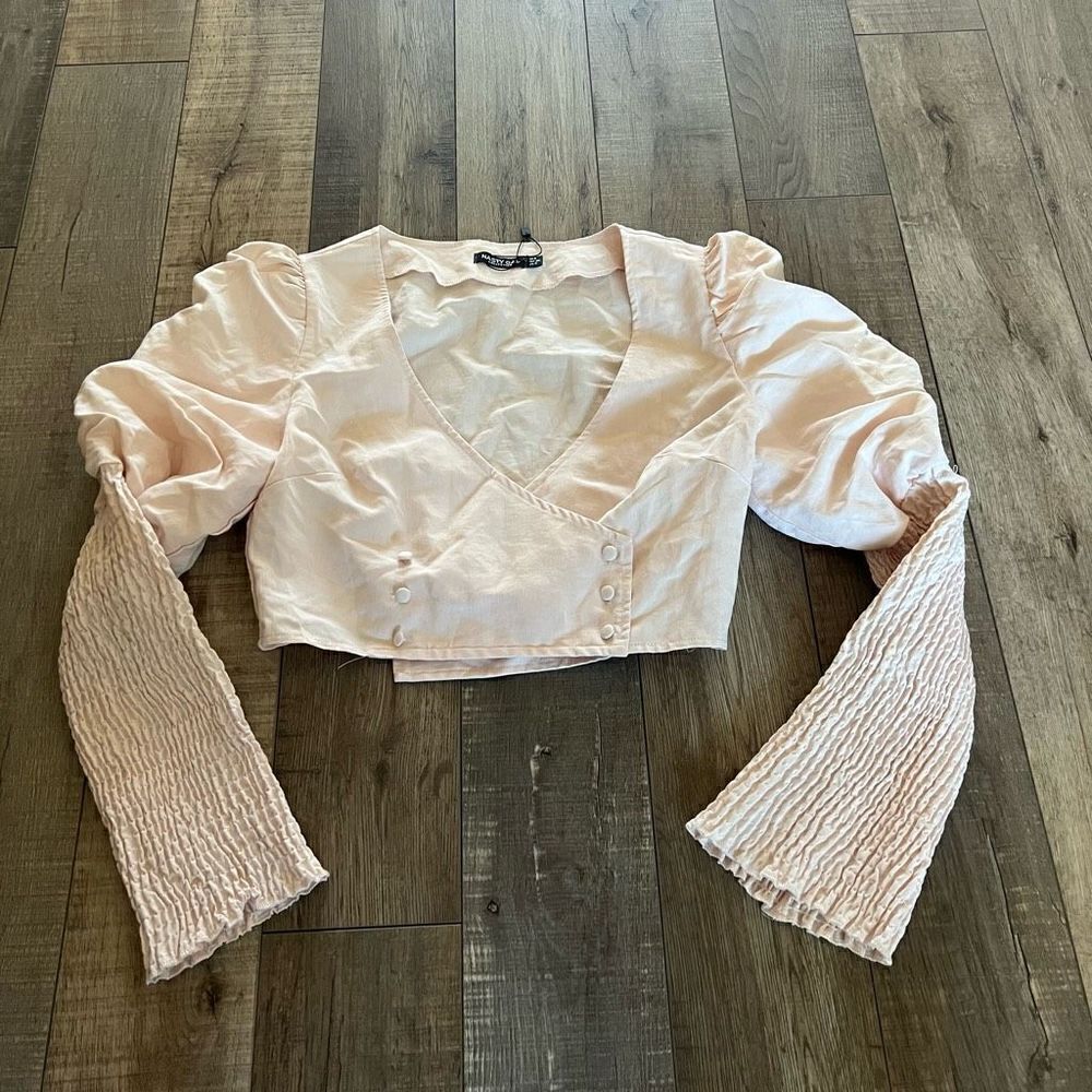 Nasty gal light pink top size 4